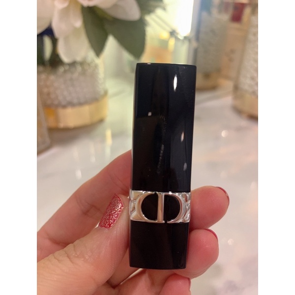 #SALE 9.9# Lipstick Dior ไซส์มินิ ขนาดเล็กพกพา สีrouge 999 แดงสวยมาก *ของใหม่ไม่เคยใช้*