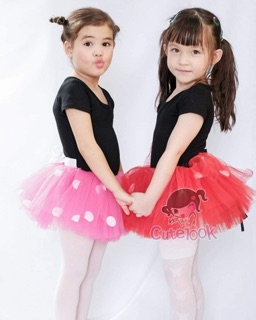 Ballet ชุดบัลเลต์เด็ก มิกกี้เมาส์ มินนี่เมาส์by cutelook ผ้านิ่ม ใส่สบาย ไม่คัน