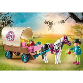 Playmobil 70998 Horse Farm Pony Wagon ฟิกเกอร์ ฟาร์มม้า เกวียนม้าโพนี่