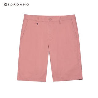 GIORDANO กางเกงขาสั้นผู้ชาย - Mens Mid-rise Slim Pocket Bermuda 01101202