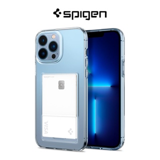 Spigen เคสคริสตัล ช่องใส่บัตร สําหรับ iPhone 13 Pro