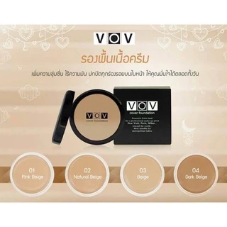 วีโอวี รองพื้นเนื้อครีม ตลับดำ VOV Cover Foundation