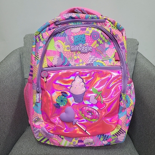 Smiggle school bag กระเป๋าเป้ กระเป๋านักเรียน ขนาด 16 นิ้ว ของแท้ AUD