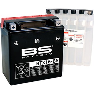 แบตเตอรี่ BS Battery รุ่น BTX16-BS MF