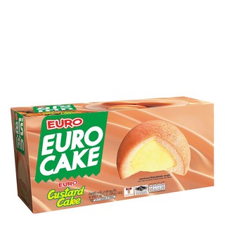 ยูโรเค้ก คัสตาร์ด 17 กรัม x 12 ซอง Euro Custard Cake 17g x 12 Sachets