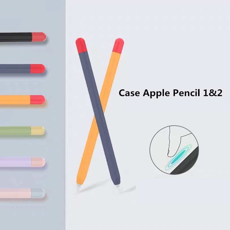 เคสและซองมือถือพร้อมส่งจากไทย!เคสApple Pencil1&amp;2 Case เคสปากกาซิลิโคน ดินสอ ปลอกปากกาซิลิโคน เคสปากกาApple pencil