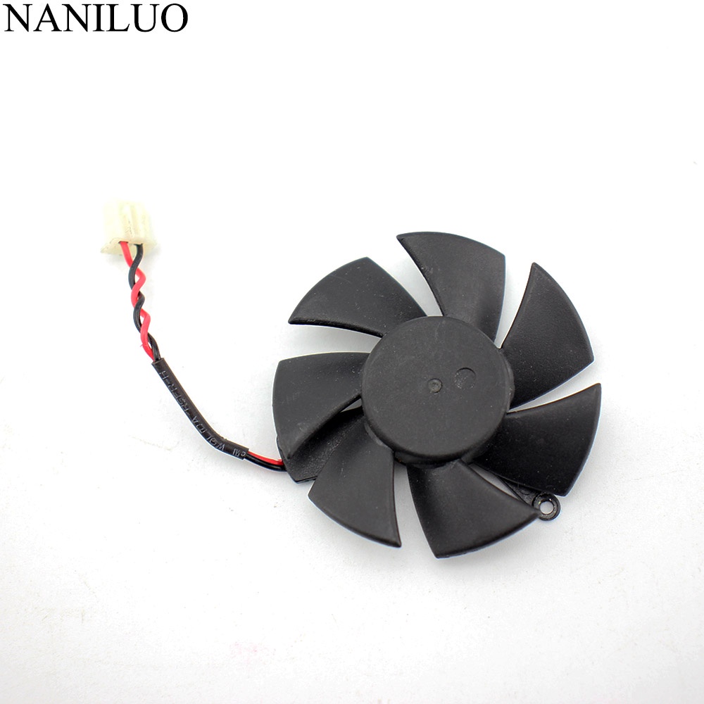 2pin R7-250 R7-240 R5-230 GPU VGA Cooler กราฟิกการ์ดพัดลมระบายความร้อนสําหรับ XFX R5 230 R7 240/250 