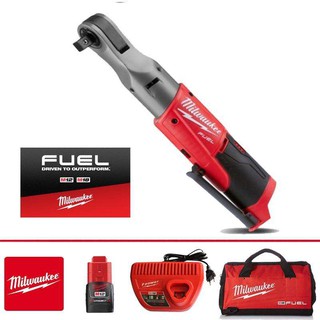 Milwaukee M12FIR12 แบต2ah จำนวน 1ก้อน พร้อม แท่นชาร์จ และอุปกรณ์ตามรูป สีแดง