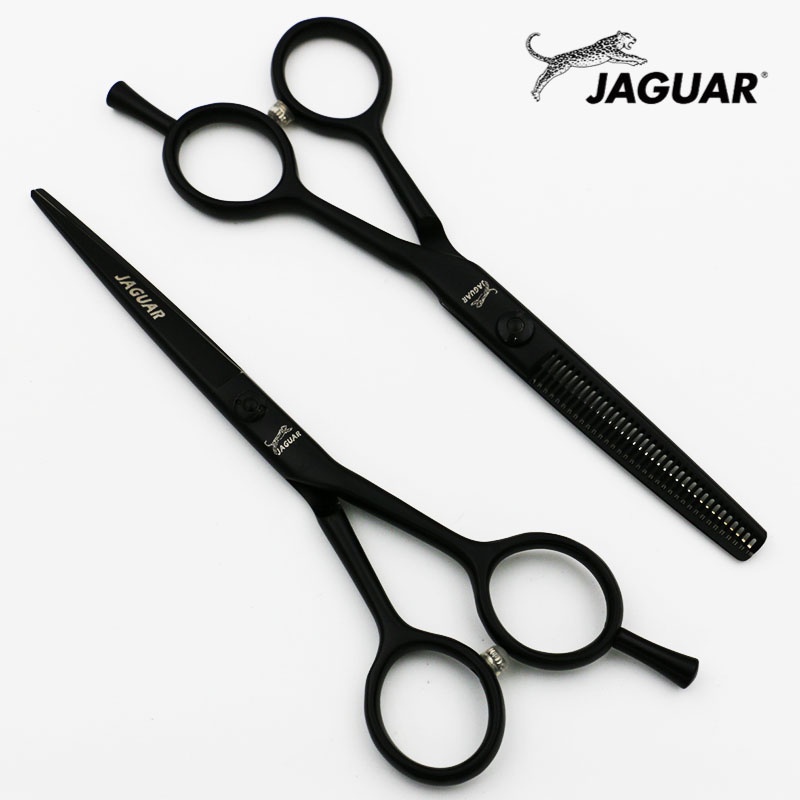 JAGUAR ชุดกรรไกรตัดผมมืออาชีพขนาด 5.5/6 นิ้วตัด+กรรไกรตัดผมแบบทินนิ่ง