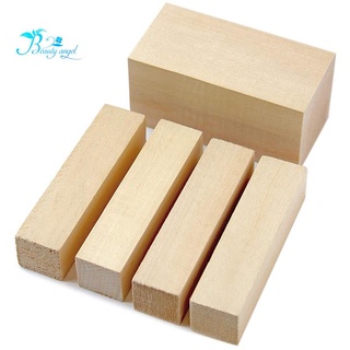 5 Pcs Carving Wood Blocks Whittling Wood Blocks Basswood Carving Blocks Unfinished Soft Wood Set for Carving Beginners