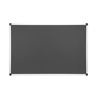 บอร์ดกำมะหยี่ขอบอะลูมิเนียม 90x120 ซม. สีเทา ONE 90x120 cm aluminum edge velvet board, gray ONE