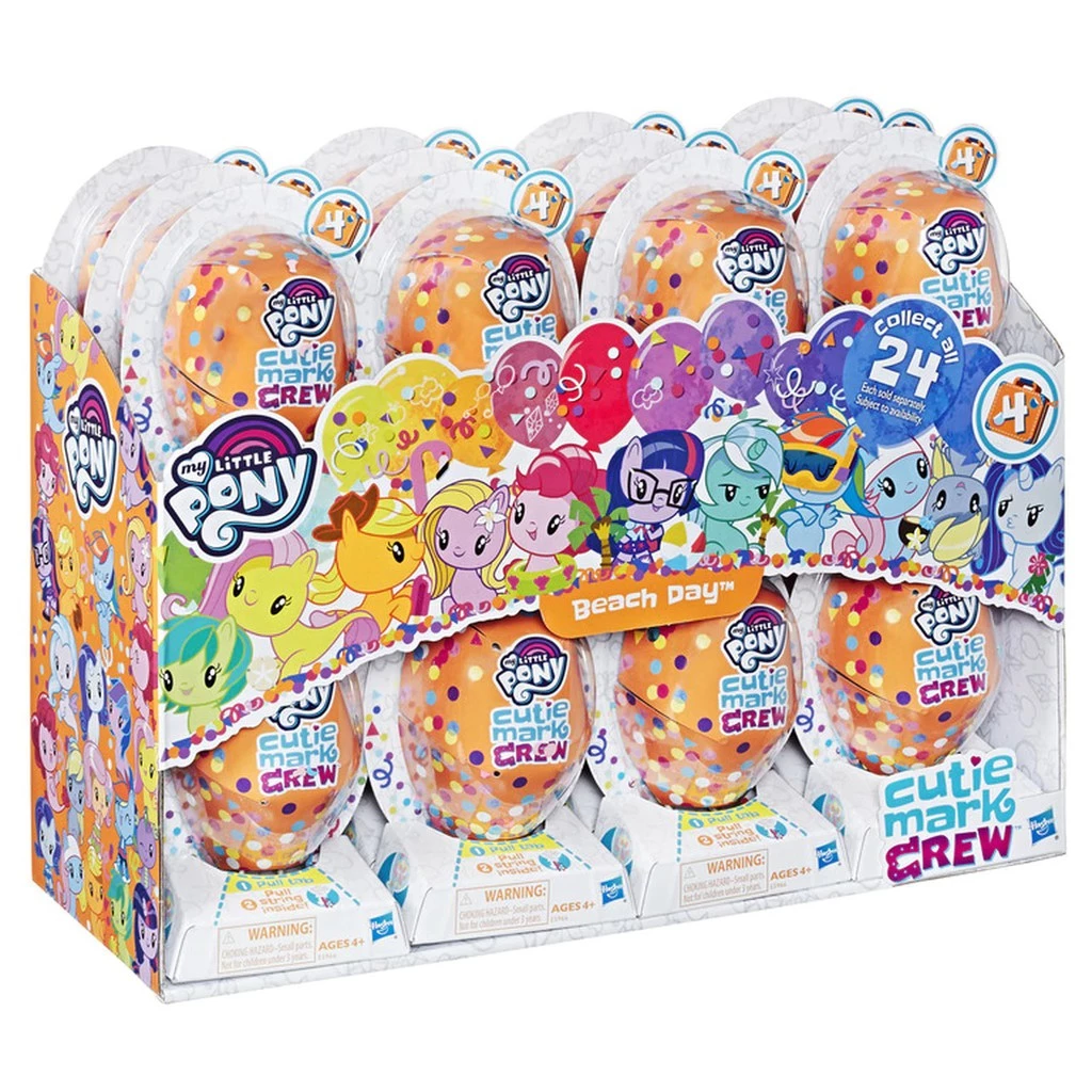 (ของแท้ 100%) Hasbro My Little Pony Cutie Mark Crew Blind Balloon Figure series 3&4 ฟิกเกอร์ไข่โพนี่เซอไพร้ซ์สุดน่ารัก