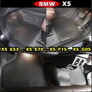 พรมรถยนต์ BMW X5 E53 , X5 E70 , X5 F15 , X5 G05 ลายกระดุมเม็ดเล็กpvc เข้ารูป ตรงรุ่นรถ