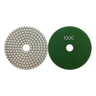 ใบขัดน้ำ เบอร์ 1000 (ขาว) WET POLISHING PADS NUMBER 1000 (WHITE) Marble tools Granite tools Tile tools