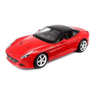 รถโมเดลสะสมงานคุณภาพ Bburago 18-16003 Ferrari California T (Closed Top) สีแดง อัตราส่วน 1:18