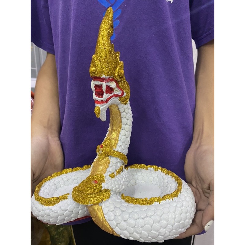 พญานาคราช พญานาคเลข8 เครื่องรางเเห่งโชคลาภ 4 สี อิฟินิตี้