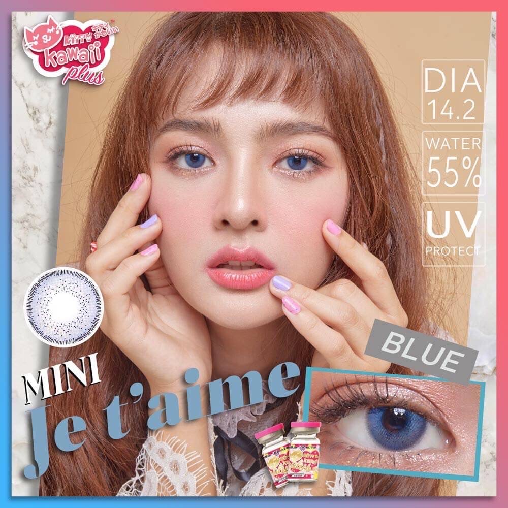 คอนแทคเลนส์ Kitty Kawaii Mini Je t’aime ค่าสายตา 0.00 ถึง -10.00