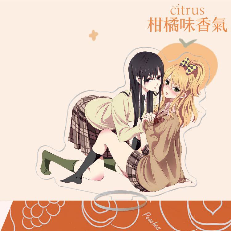 โมเดลฟิกเกอร์อะคริลิค รูปการ์ตูนอนิเมะ Citrus Aihara Mei Aihara Yuzu น่ารัก เหมาะกับของขวัญ สําหรับตกแต่งโต๊ะ