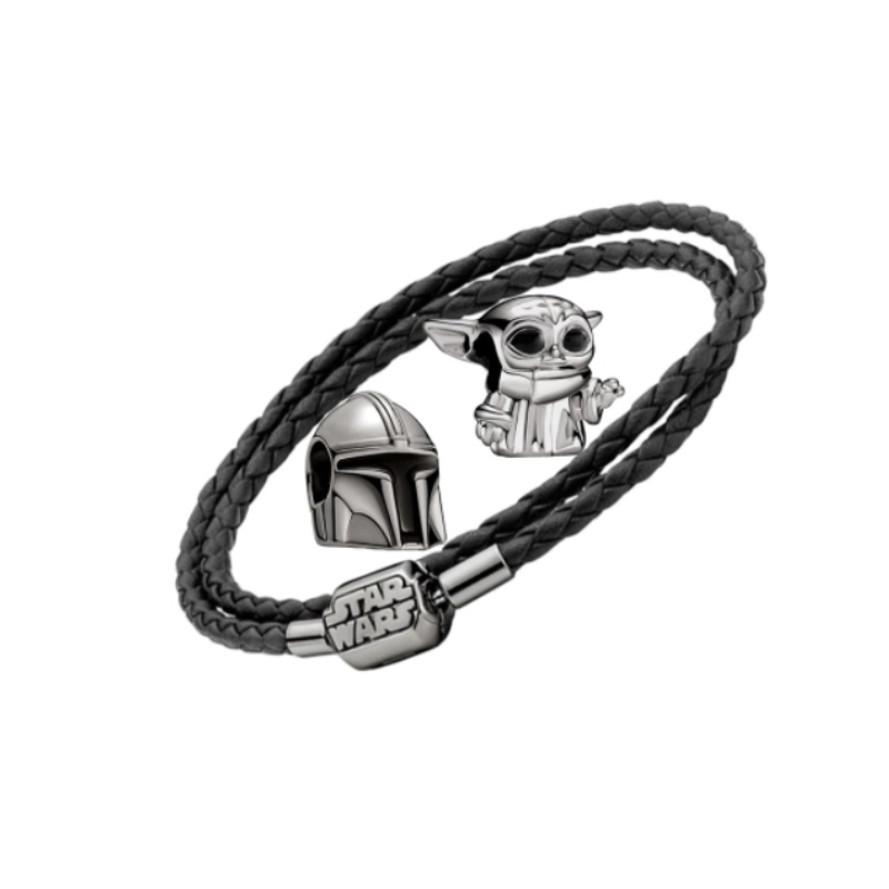 Pan Mei แบรนด์ใหม่ สร้อยข้อมือเงินแท้ 100% ลาย Sta War Series เครื่องประดับแฟชั่น ของขวัญวันเกิด สําหรับผู้หญิง - รูปที่ 3