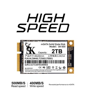 ใหม่ โซลิดสเตทไดรฟ์ ภายใน SSD 2TB 1TB 512G MSATA SATA III 6Gb/s สําหรับโน้ตบุ๊ก แล็ปท็อป