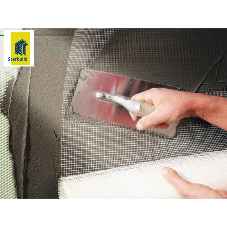 Starbuild ตาข่ายไฟเบอร์เสริมแรง สำหรับงานกันซึม ฉาบกันแตก  นน.60กรัม /ตรม(FIBER GLASS MESH) ขนาด 1เมตร ยาว50,100 เมตร - รูปที่ 6