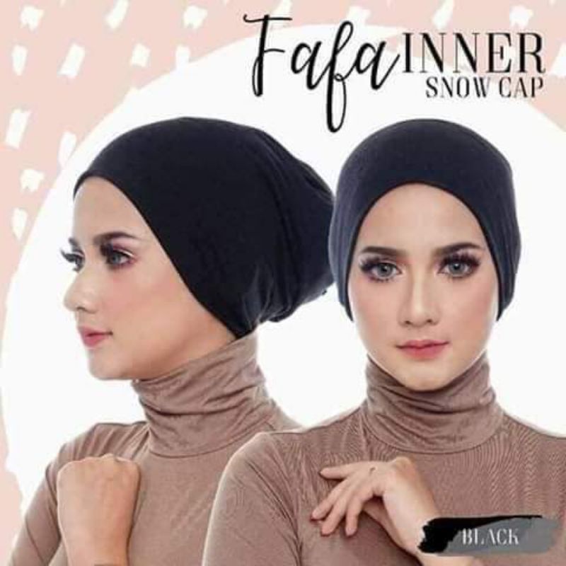 🧕Snow cap🧕 หมวกในมุสลิม เนื้อผ้าเรย่อน ฮิญาบด้านใน