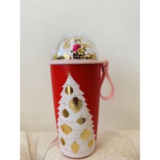 พร้อมส่งที่ไทย! Starbucks Stainless Steel Glittering Holiday Tumbler 12oz. ทัมเบลอร์ สตาร์บัคส์ สแตนเลสสตีล ของแท้ 100%