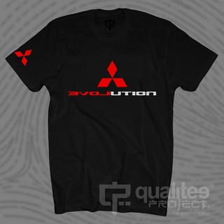 เสื้อยืดแขนสั้นพิมพ์ลาย mitsubishi evo x lancer ralli สําหรับผู้ชาย