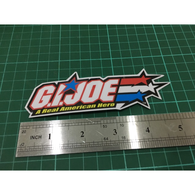 สติ๊กเกอร์ GI JOE ฮีโร่แท้