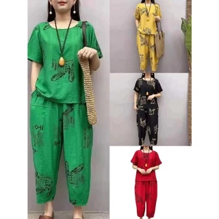 406-1ชุดเข้าเซท สาวอวบใส่ได้ชุดเซทผู้หญิง ชุดเซทเกาหลีเเบบใหม่ พร้อมส่งที่ไทย