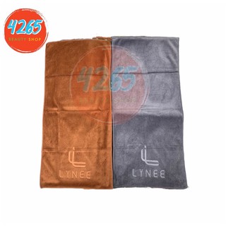 Lynee ผ้าขนหนู ผ้านาโนไฟเบอร์15x30cmเนื้อหนา สีไม่ตก