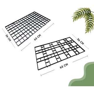 ตะแกรงพลาสติก ตะแกรงวางต้นไม้ ตะแกรง 1นิ้ว 3.5นิ้ว (รุ่นหนา)