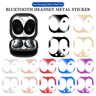 Samsung Galaxy Buds Live Metal Dust Guard Sticker Protection หูฟังบลูทูธสติ๊กเกอร์กันฝุ่น