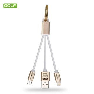 สายชาร์จCable GOLF รุ่น GC-35 Bradied 2 in 1