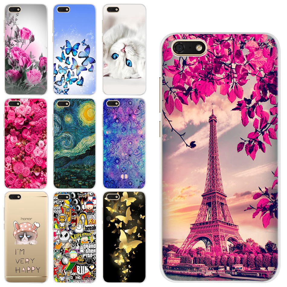 เคสโทรศัพท์ซิลิโคนแบบนุ่มสําหรับ huawei y 5 2018 y 5 lite 2018 dra - lx 5 #8