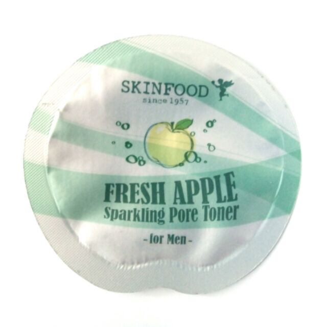 แท้100% Tester Skinfood  Fresh Apple Sparkling Pore Toner