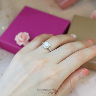 JEWELLYN Stephanie Ring แหวนทรงสี่เหลี่ยมล้อม