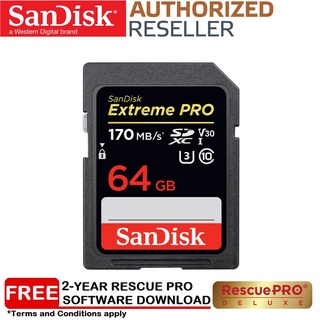 SD Card Memory Card 170MB / s 64GB / 128GB / 256GB U3 4K 10