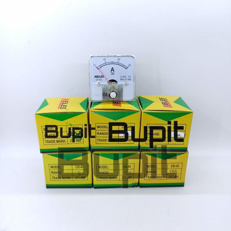 แผงมิเตอร์ Amperemeter Heles Cr-45 5A