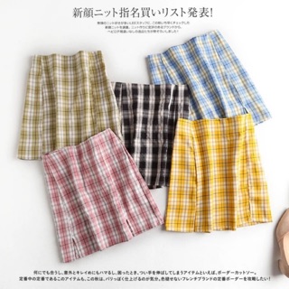 Mini scott korean skirt กระโปรงลายสก๊อต