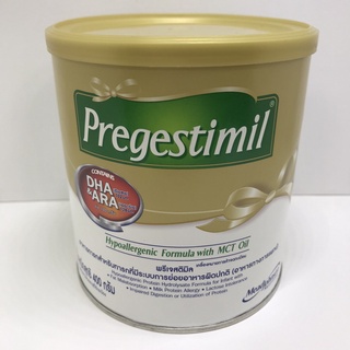 Pregestimil พรีเจสติมิล อาหารทารกสำหรับทารกที่มีระบบการย่อยอาหารผิดปกติ ขนาด 400 กรัม (1 กระป๋อง)