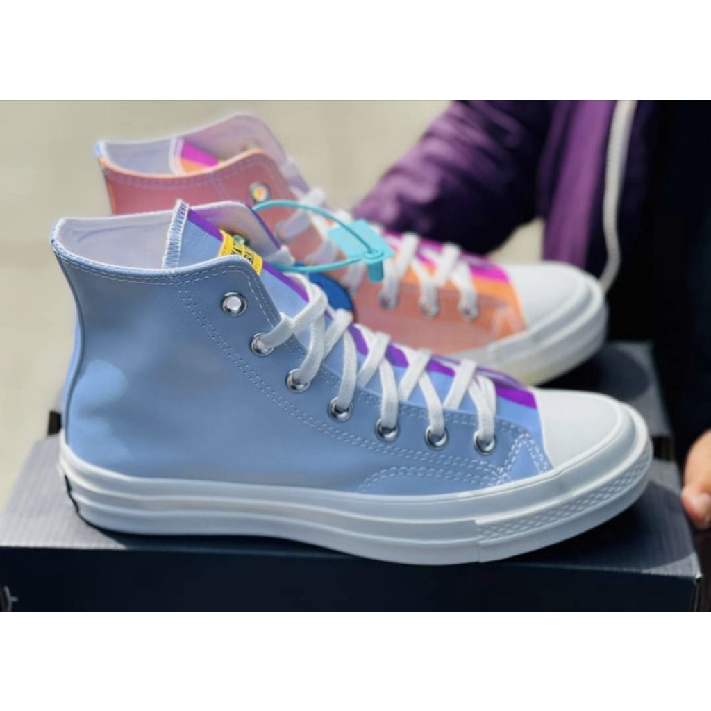 รองเท้าผ้าใบหุ้มข้อConverse x Chinatown Market. "UV Chuck 70" รองเท้าเปลี่ยนสี เมื่อโดนแสง  รองเท้าแฟชั่น