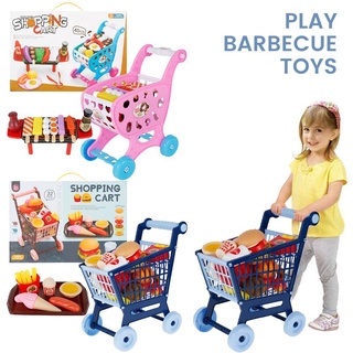 NEW 41pcs/32pcs Pretend Play Food Toys High Simulation Pretend Barbecue Toys  For Girls And Boys Age 3+