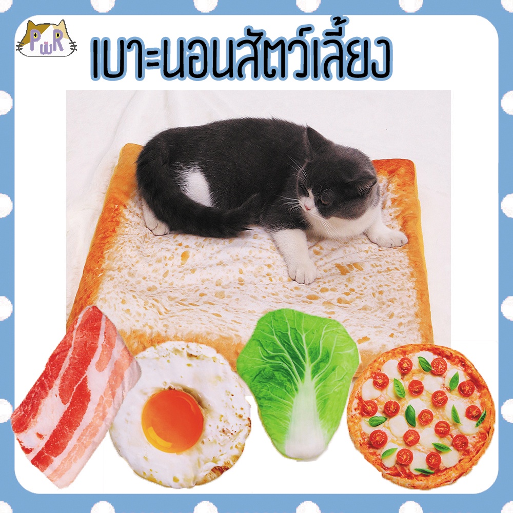 Pet Beds ที่นอนสัตว์เลี้ยง เบาะนอน ที่นอนหมาแมว คละลาย เบาะนุ่ม ระบายอากาศดี ซักได้