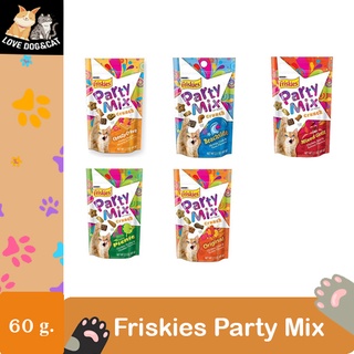 Friskies Partymix 60g.  ขนมแมว [1ซอง]