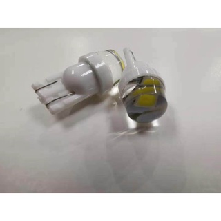 ไฟหรี่หัวซิลิโคน LED T10 3SMD (สีส้ม) 2 หลอด