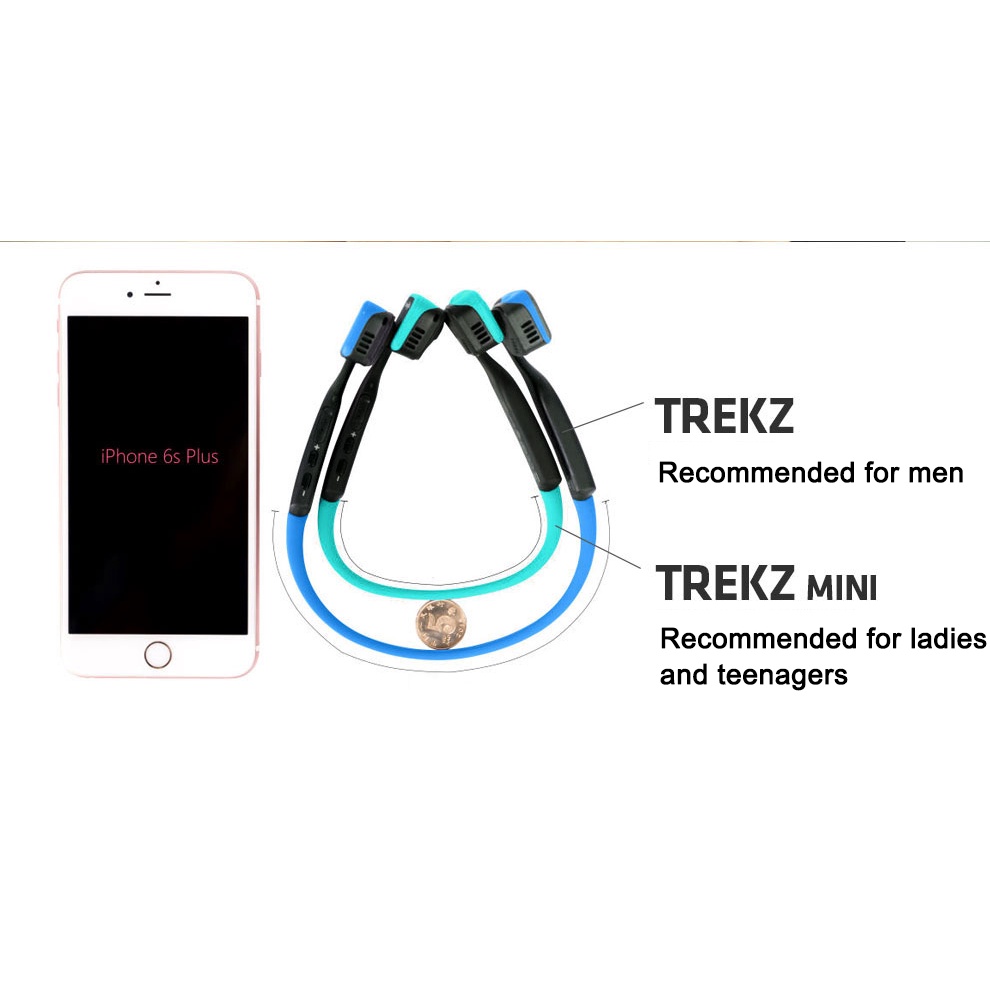 As600 trekz titanium bone conduction bluetooth headset sports wireless