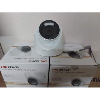 Hikvision กล้องวงจรปิดภาพสี24ชม. 2 ล้านพิกเซล รุ่น DS-2CE72DFT-F (3.6 mm.)