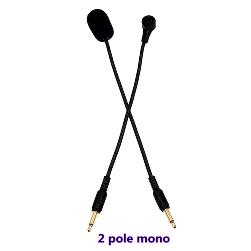 Allilivefoua 190 มม.ความยาวรวมรอบทิศทาง Hifi Mics ชุดหูฟังสําหรับเล ่ นเกม Bendable Mic