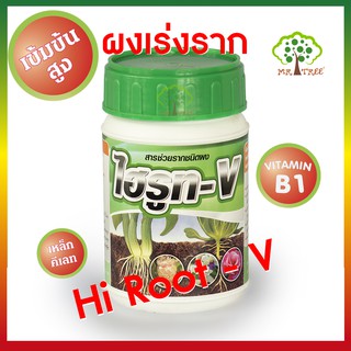 ผงเร่งราก ยาเร่งราก เร่งราก เรียกราก ชนิดเข้มข้นสูง Hi Root-V 100 กรัม #ผงเร่งราก #สารกระตุ้นการแตกราก